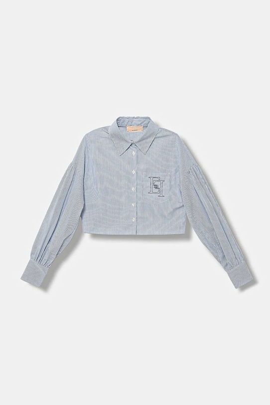 Детская хлопковая рубашка Elisabetta Franchi, синий
Детская хлопковая рубашка Elisabetta Franchi, синий