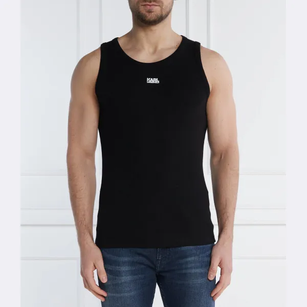 Майка узкого кроя с круглым вырезом Karl Lagerfeld, черный
Майка узкого кроя с круглым вырезом Karl Lagerfeld, черный