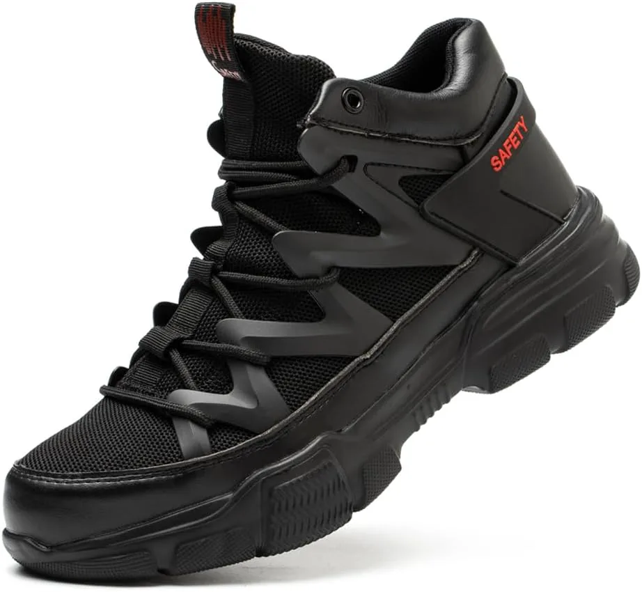 Мужские и женские стальные ботинки Asiman, неразрушимые, легкие, удобные, рабочие обувь с защитой, противоскользящие ботинки с композитным носком, черный
Мужские и женские стальные ботинки Asiman, неразрушимые, легкие, удобные, рабочие обувь с защитой, противоскользящие ботинки с композитным носком, черный