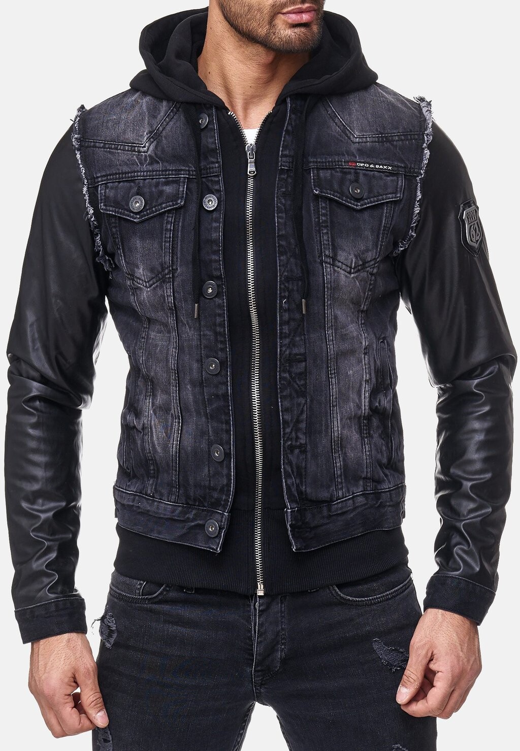 Джинсовая куртка Cipo & Baxx, черный
Джинсовая куртка Cipo & Baxx, черный