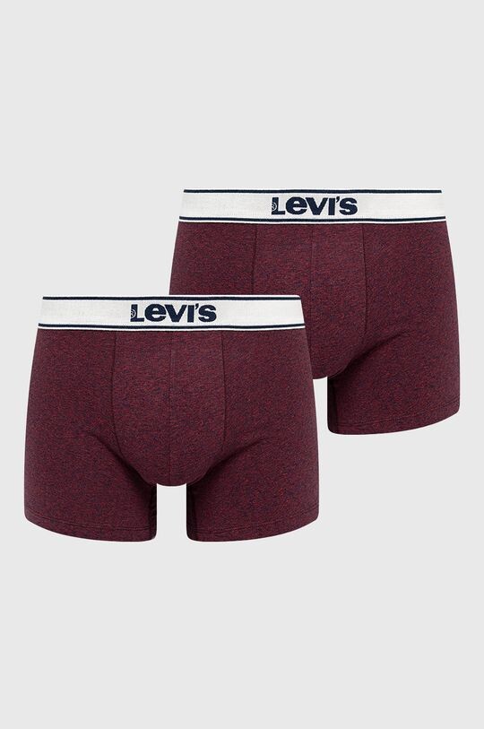 Боксеры (2 пары) Levi's, бордовый
Боксеры (2 пары) Levi's, бордовый