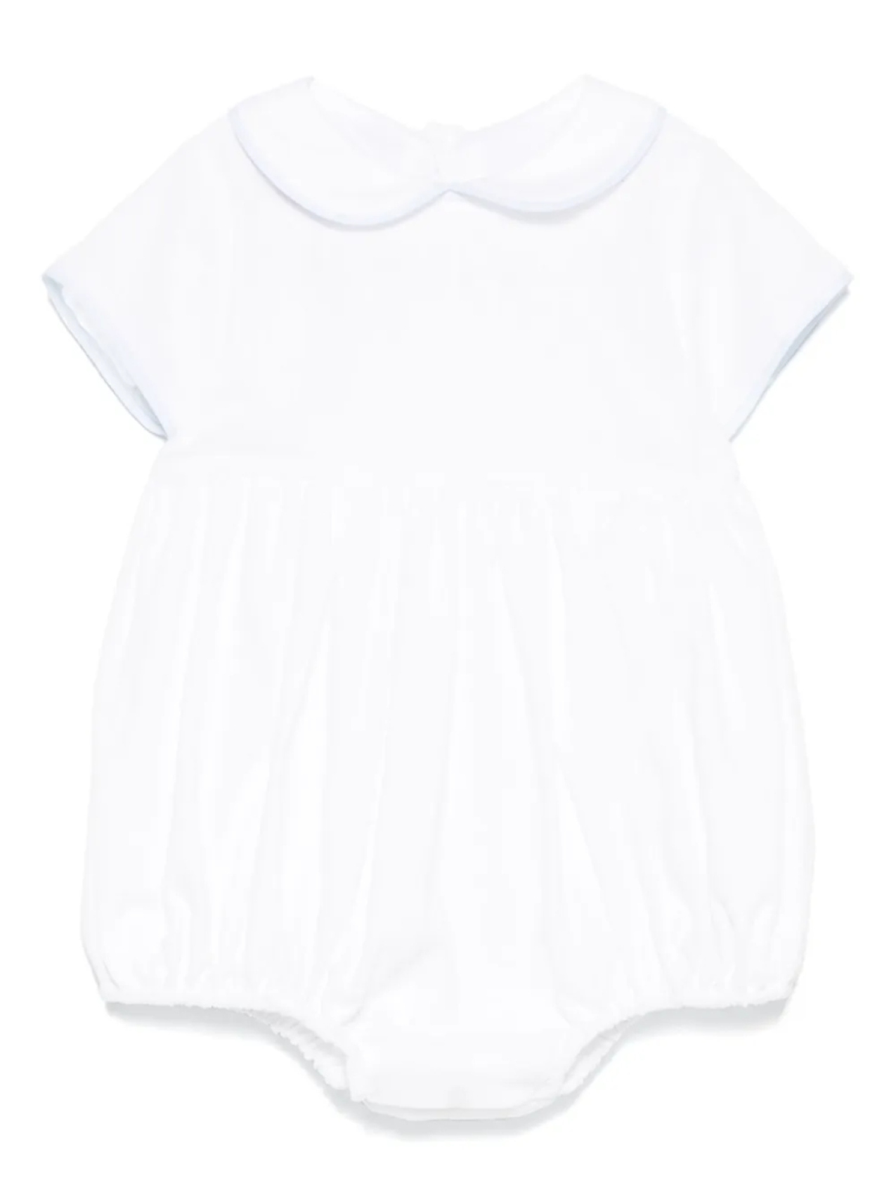 Комбинезон с полосатой отделкой La Stupenderia, белый 
Комбинезон с полосатой отделкой La Stupenderia, белый