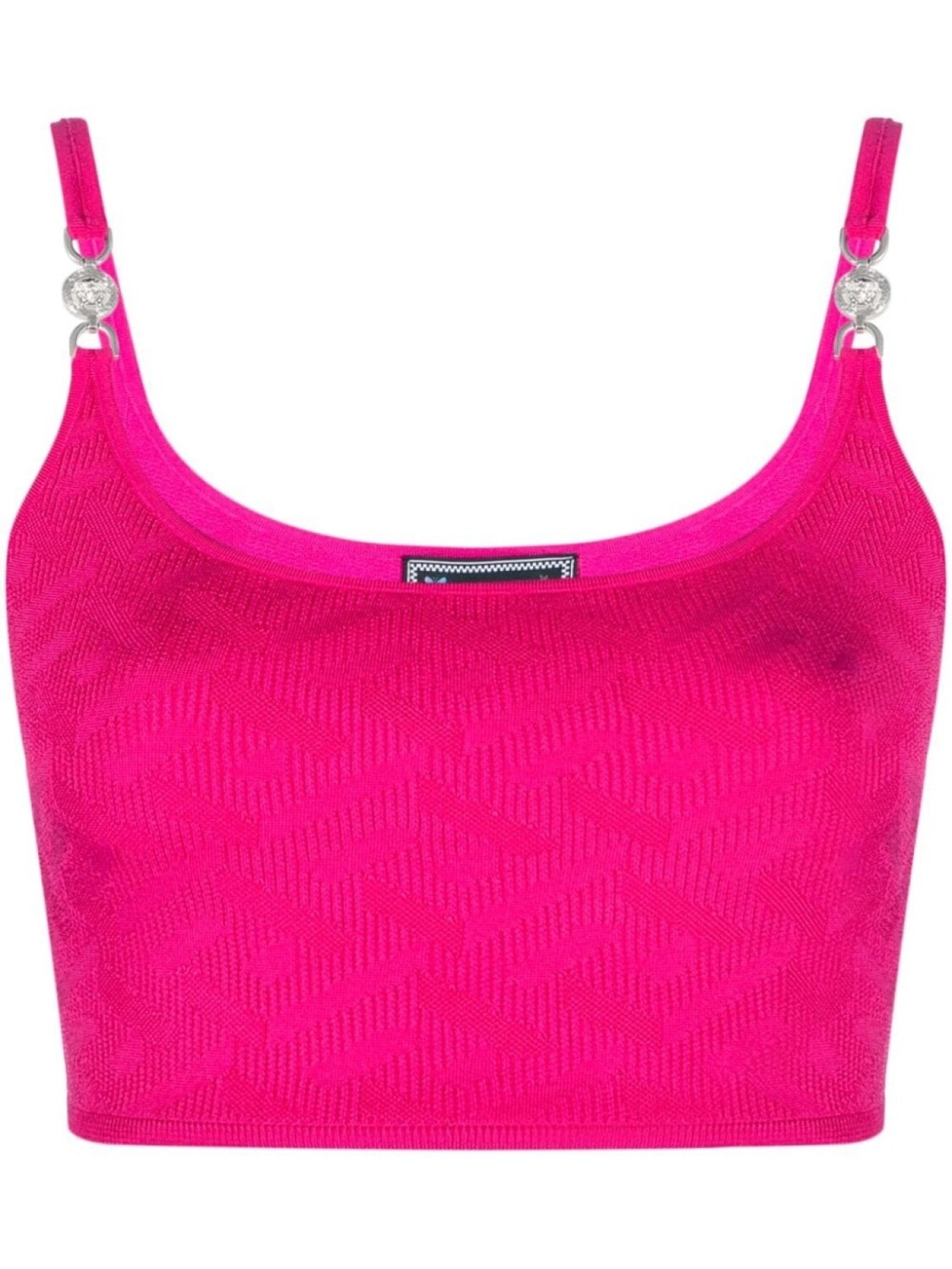 Versace укороченный топ La Greca Medusa '95, розовый 
Versace укороченный топ La Greca Medusa '95, розовый