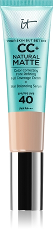 Матирующий праймер spf 40 IT Cosmetics Your Skin But Better CC+ Natural Matte, dla kobiet Fair Light 32 ml
Матирующий праймер spf 40 IT Cosmetics Your Skin But Better CC+ Natural Matte, dla kobiet Fair Light 32 ml