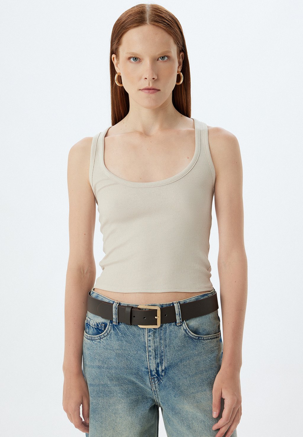 Топ Koton, бежевый
Топ Koton, бежевый