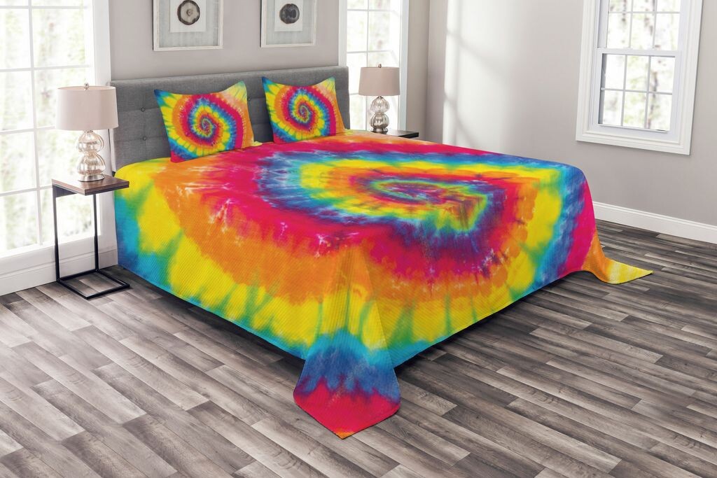 Комплект покрывала ABAKUHAUS Tie Dye, абстрактный красочный батик, комплект с моющимися наволочками, для односпальных кроватей 264 x 220 см, разноцветный
Комплект покрывала ABAKUHAUS Tie Dye, абстрактный красочный батик, комплект с моющимися наволочками, для односпальных кроватей 264 x 220 см, разноцветный