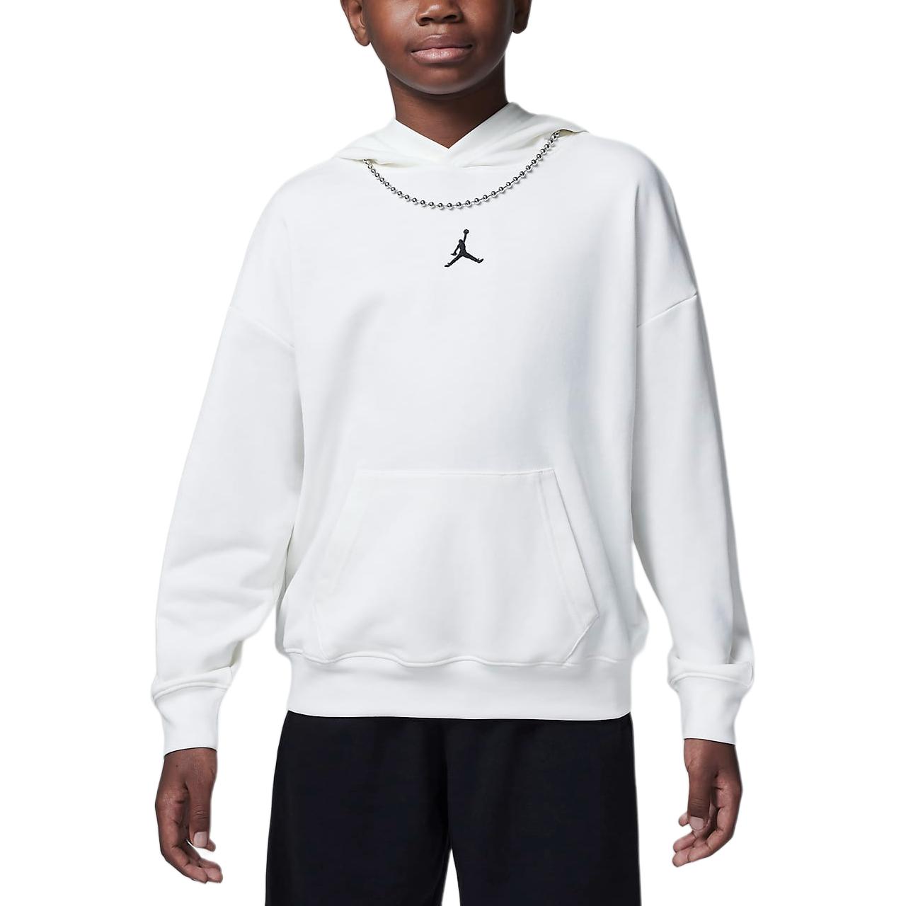 Свитшот MJ MVP для подростков Jordan, Белый парусный 
Свитшот MJ MVP для подростков Jordan, Белый парусный