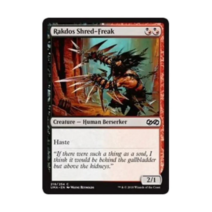 CCG Ракдос Шред-Фрик (C) (Фольга), MTG - Ultimate Masters
CCG Ракдос Шред-Фрик (C) (Фольга), MTG - Ultimate Masters