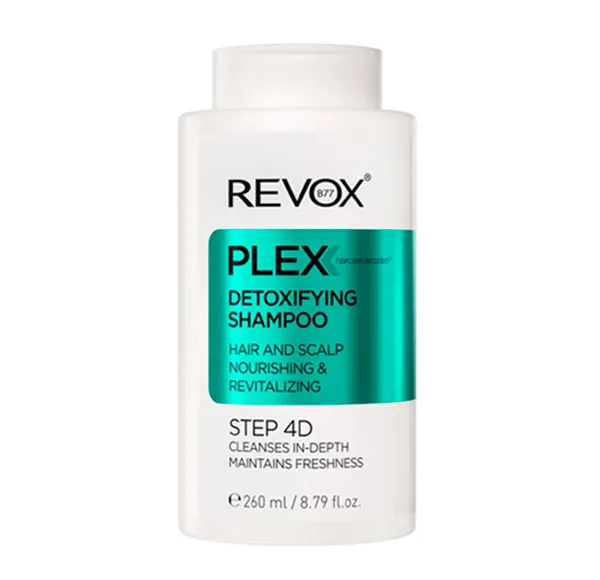Шаг 4D Шампунь для волос Detoxifying Revox, 260 ml
Шаг 4D Шампунь для волос Detoxifying Revox, 260 ml