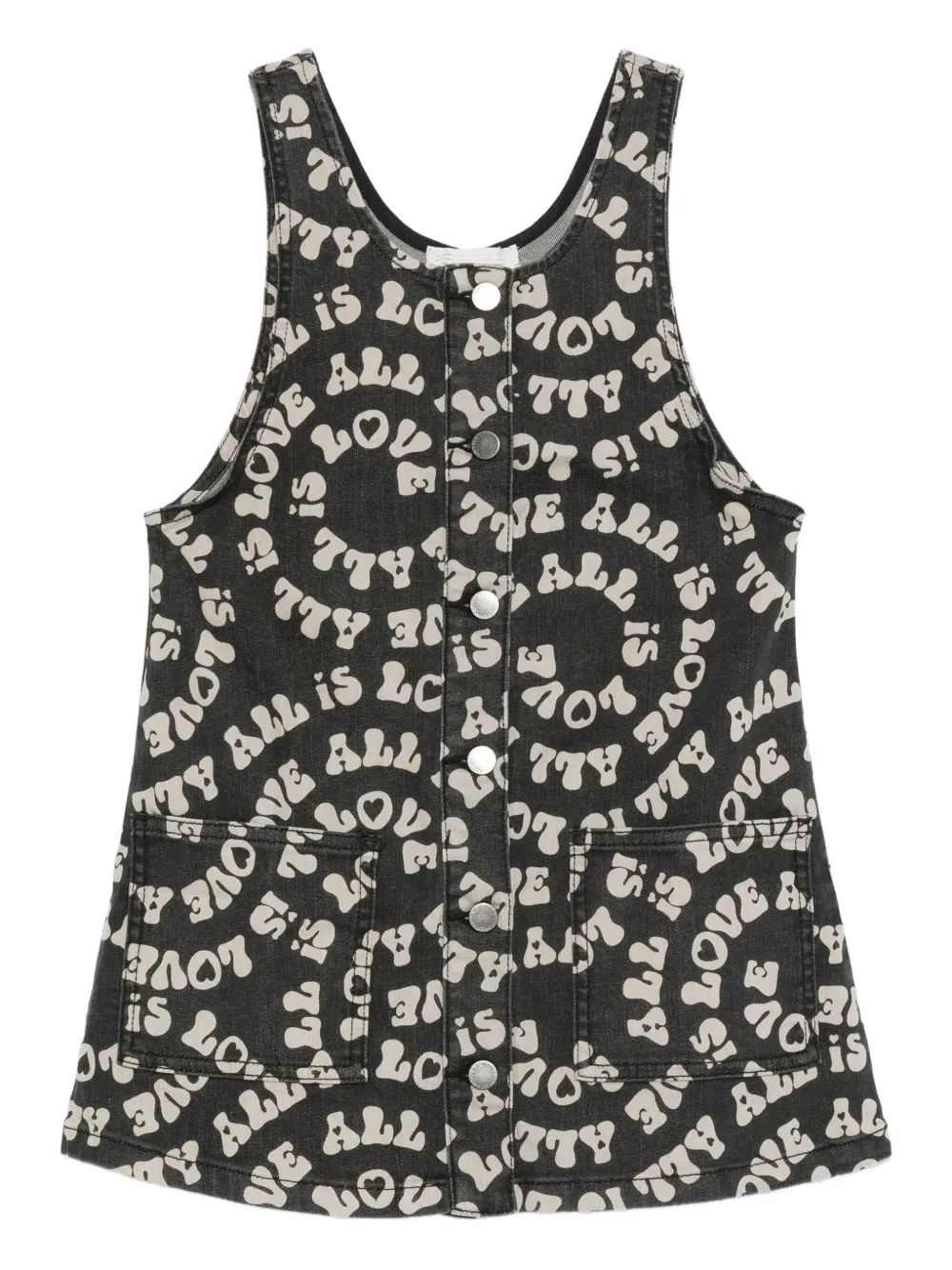 Платье с принтом All Is Love Stella Mccartney Kids, черный
Платье с принтом All Is Love Stella Mccartney Kids, черный