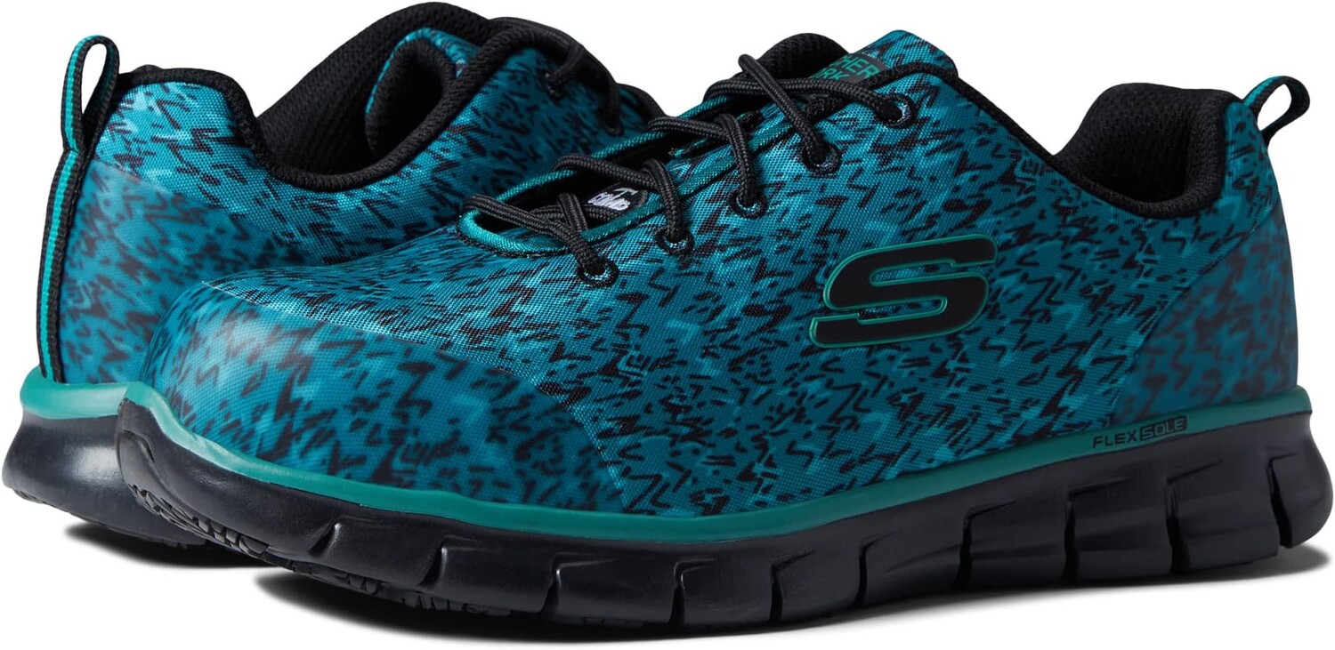 Кроссовки Sure Track Comp Toe SKECHERS Work, цвет Green/Multi, Зеленый, Кроссовки Sure Track Comp Toe SKECHERS Work, цвет Green/Multi 
Кроссовки Sure Track Comp Toe SKECHERS Work, цвет Green/Multi, Зеленый, Кроссовки Sure Track Comp Toe SKECHERS Work, цвет Green/Multi