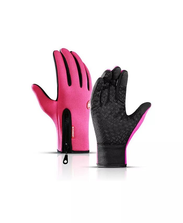 Мужские унисекс ветро- и водонепроницаемые теплые зимние перчатки из технологии сенсорного экрана Braveman, розовый
Мужские унисекс ветро- и водонепроницаемые теплые зимние перчатки из технологии сенсорного экрана Braveman, розовый