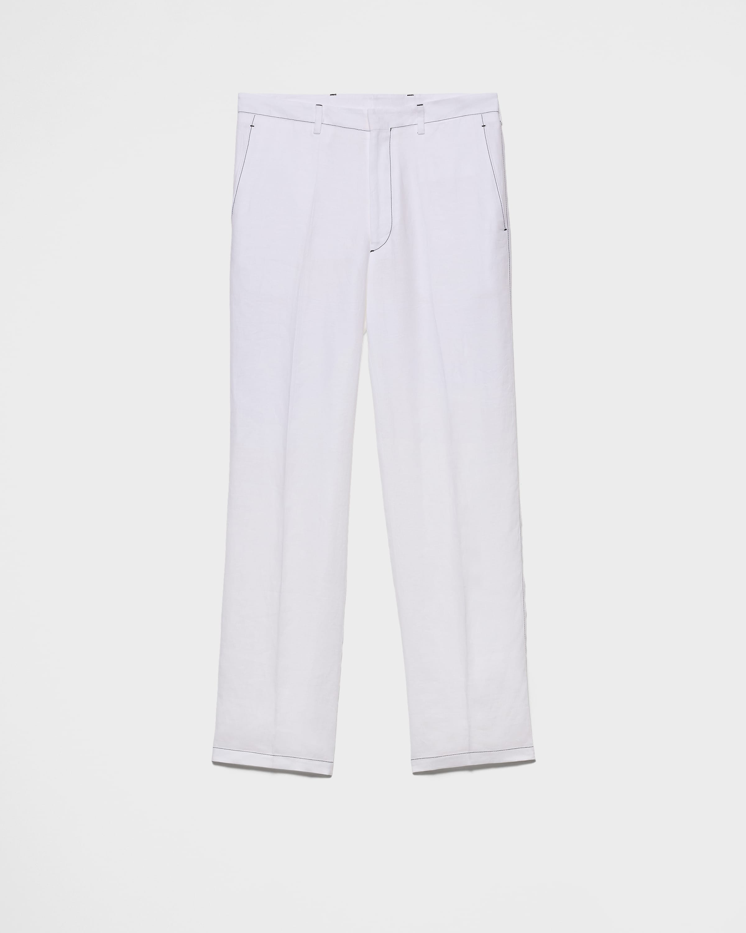 Льняные брюки Prada, белый
Льняные брюки Prada, белый