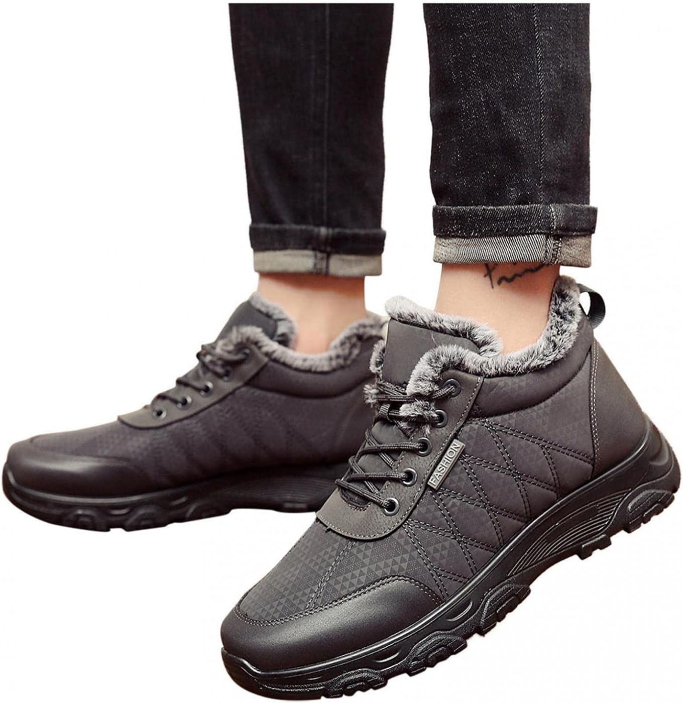 Женские и мужские кроссовки Hbeylia Fuzzy для ходьбы и бега, модные кроссовки-башмаки до щиколотки, серый
Женские и мужские кроссовки Hbeylia Fuzzy для ходьбы и бега, модные кроссовки-башмаки до щиколотки, серый