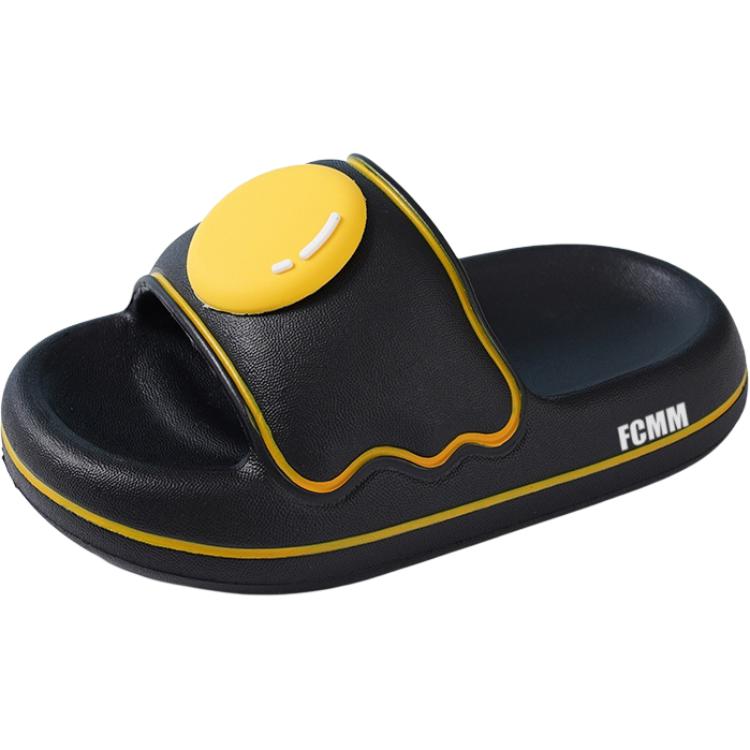 Детские нескользящие домашние тапочки FCMM, черный 
Детские нескользящие домашние тапочки FCMM, черный
