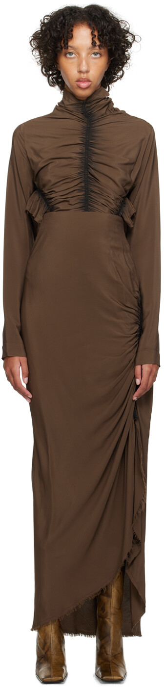 Коричневая длинная юбка Ze Miista
Коричневая длинная юбка Ze Miista