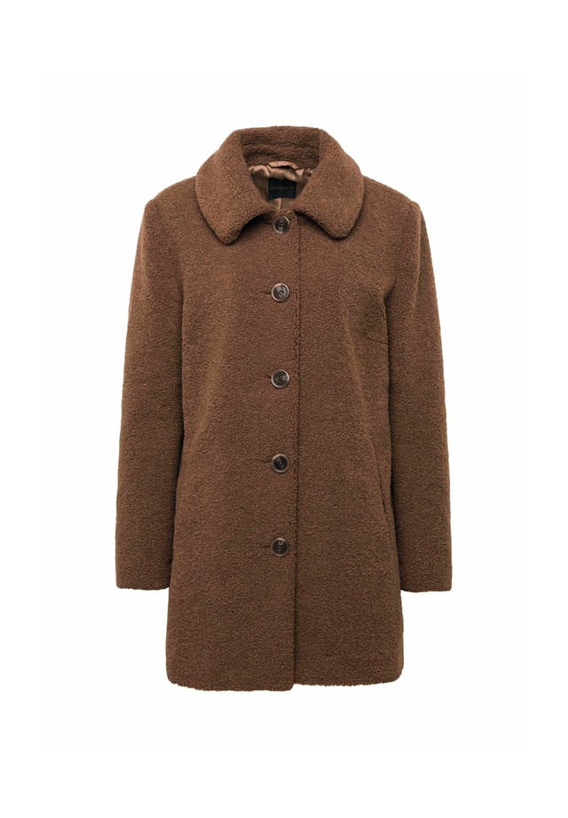 Короткий размер: элегантная шуба из искусственного меха Goldner, коричневый
Короткий размер: элегантная шуба из искусственного меха Goldner, коричневый