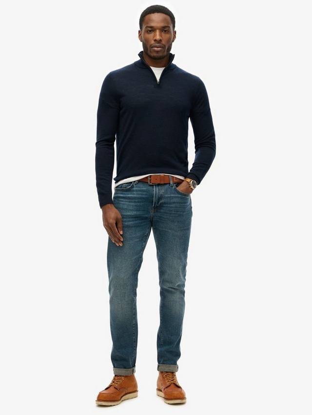 Мерино половинная молния джемпер Superdry, Eclipse Navy
Мерино половинная молния джемпер Superdry, Eclipse Navy