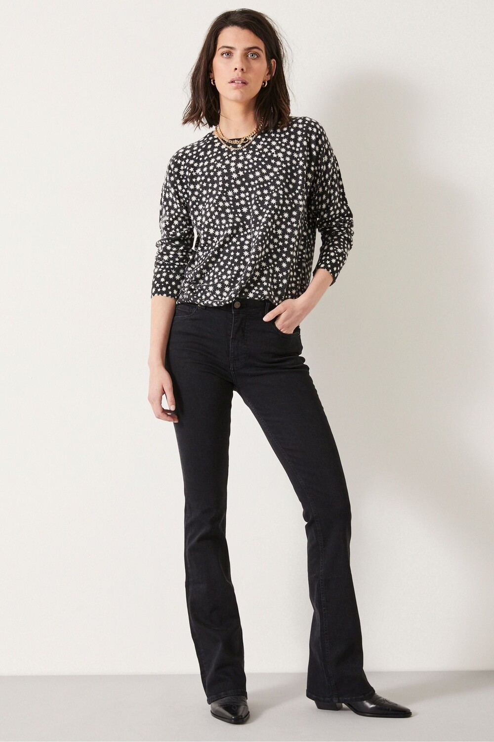 Джинсы Lorna с расклешенными штанинами Hush, черный
Джинсы Lorna с расклешенными штанинами Hush, черный