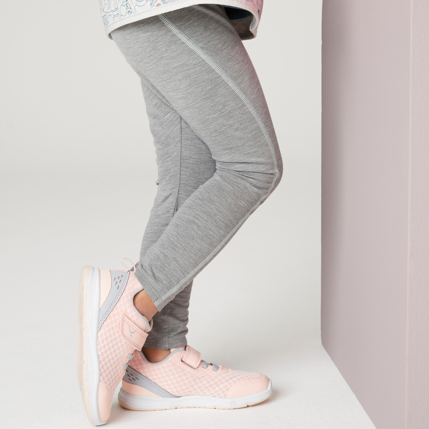 Дышащие леггинсы для детского спортзала для девочек - серый/синий Domyos
Дышащие леггинсы для детского спортзала для девочек - серый/синий Domyos