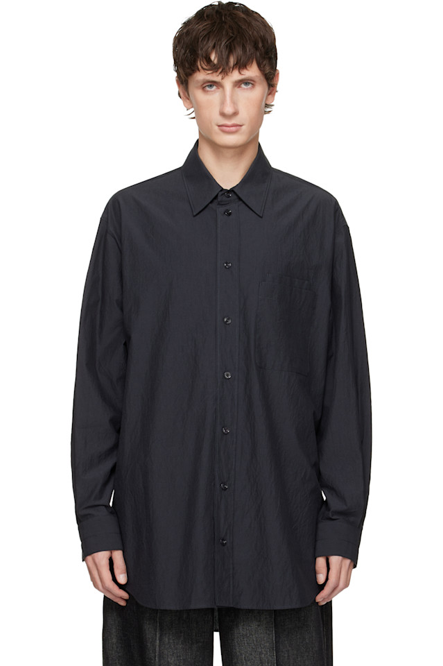 Lemaire Черная рубашка с двумя карманами
Lemaire Черная рубашка с двумя карманами