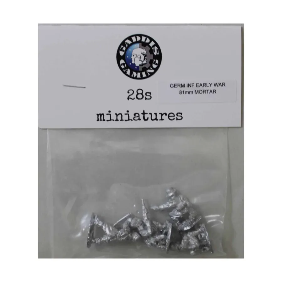 81-мм миномет GEW и расчет, WWII Miniatures - Germany - Early War - Artillery (28mm)
81-мм миномет GEW и расчет, WWII Miniatures - Germany - Early War - Artillery (28mm)