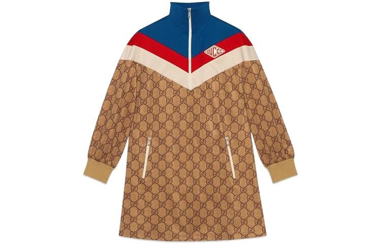 Платье женское Gucci с длинными рукавами, коричневый
Платье женское Gucci с длинными рукавами, коричневый