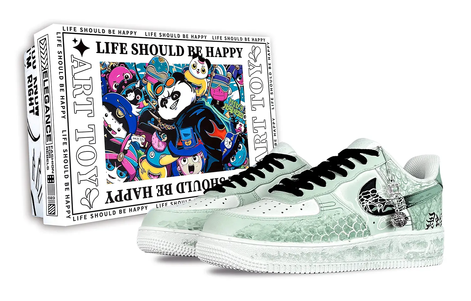 Nike Кроссовки Air Force 1 Enchanted Realm Serpent Green с антискользящим покрытием, износостойкие, низкие, для скейтбординга, мужские, белые, зеленые
Nike Кроссовки Air Force 1 Enchanted Realm Serpent Green с антискользящим покрытием, износостойкие, низкие, для скейтбординга, мужские, белые, зеленые