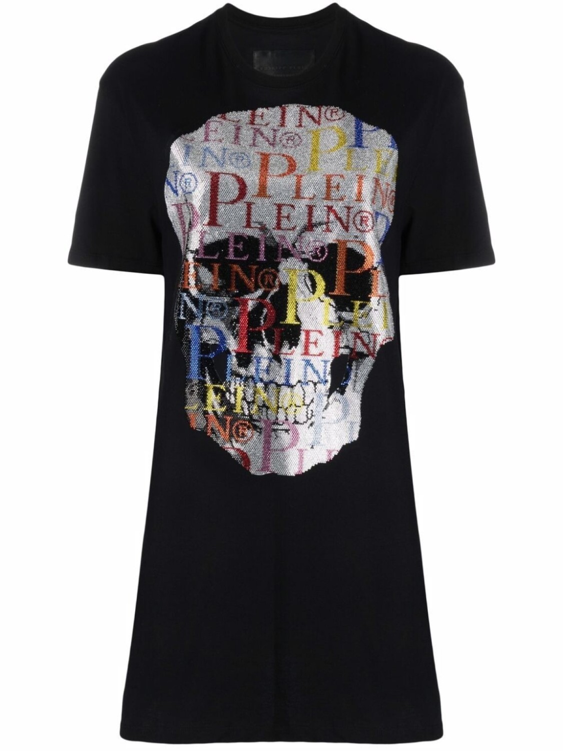Платье-футболка с кристаллами Philipp Plein, черный
Платье-футболка с кристаллами Philipp Plein, черный