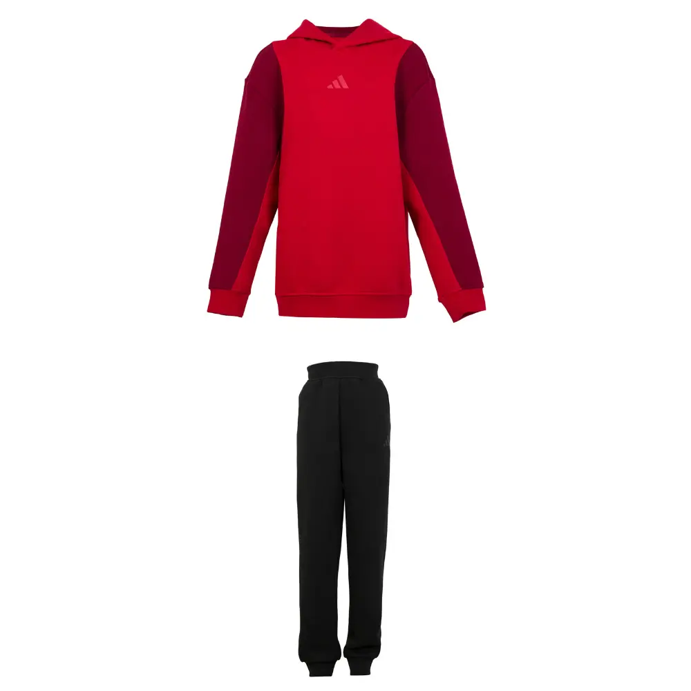 Детская повседневная спортивная одежда Adidas, красно-черная
Детская повседневная спортивная одежда Adidas, красно-черная