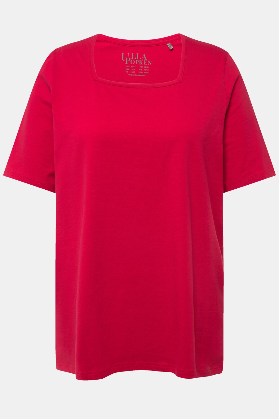 Рубашка Ulla Popken, красный 
Рубашка Ulla Popken, красный