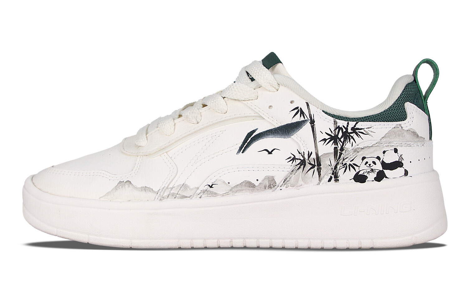 Кроссовки LINING Spike Years Skateboarding Shoes Men Low-top Black, белый 
Кроссовки LINING Spike Years Skateboarding Shoes Men Low-top Black, белый