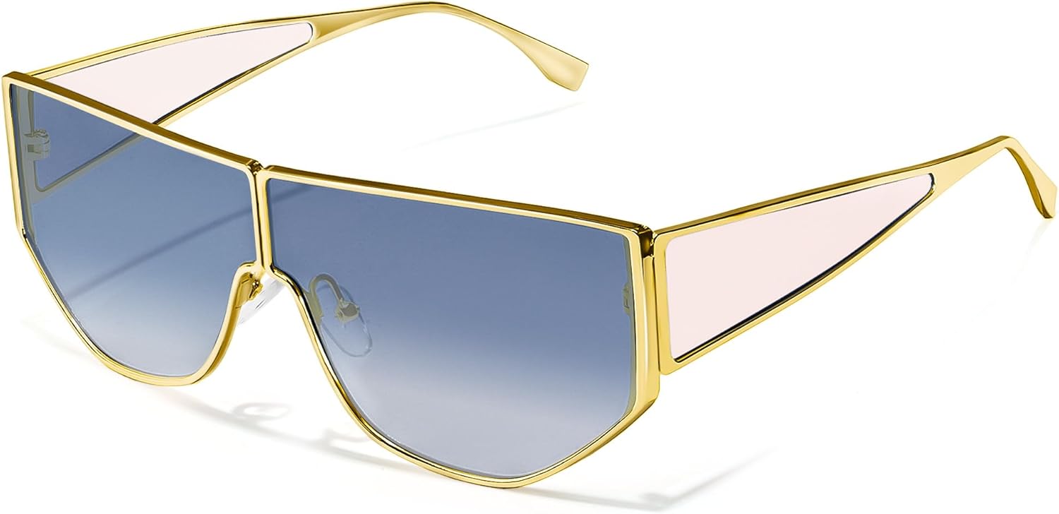Солнцезащитные очки-авиаторы FancyPink 90-х годов для женщин — большие солнцезащитные очки с легким тонированием и металлическим каркасом — ретро-очки без поляризации, A07-gold Frame Blue Lenses
Солнцезащитные очки-авиаторы FancyPink 90-х годов для женщин — большие солнцезащитные очки с легким тонированием и металлическим каркасом — ретро-очки без поляризации, A07-gold Frame Blue Lenses