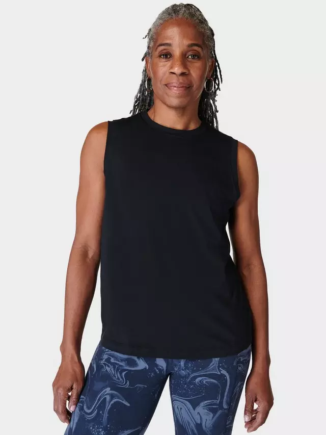 Топ Sweaty Betty Essential Organic Cotton Blend Tank, черный
Топ Sweaty Betty Essential Organic Cotton Blend Tank, черный