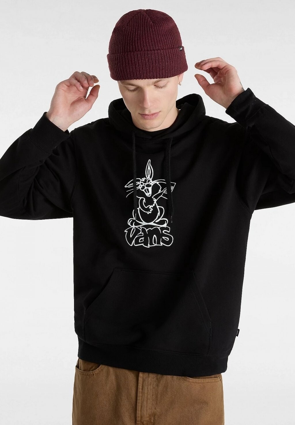 Свитер с капюшоном CRAZY EDDY Vans, черный 
Свитер с капюшоном CRAZY EDDY Vans, черный