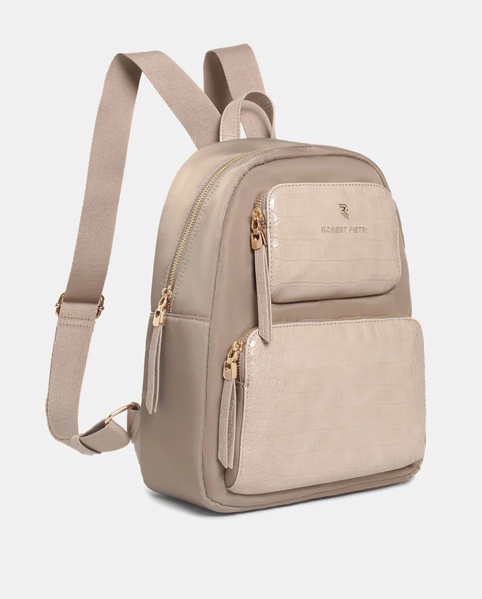 Рюкзак из нейлона/кокоса Robert Pietri, бежевый 
Рюкзак из нейлона/кокоса Robert Pietri, бежевый