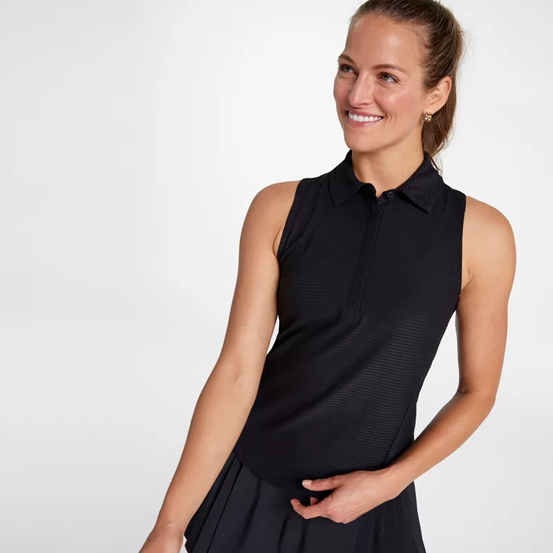 Женская футболка-поло для гольфа CALIA Renew без рукавов, черный
Женская футболка-поло для гольфа CALIA Renew без рукавов, черный