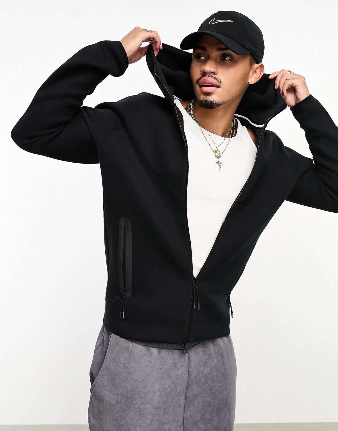 Черная худи с молнией во всю длину Nike Tech Fleece, Черный, Черная худи с молнией во всю длину Nike Tech Fleece
Черная худи с молнией во всю длину Nike Tech Fleece, Черный, Черная худи с молнией во всю длину Nike Tech Fleece