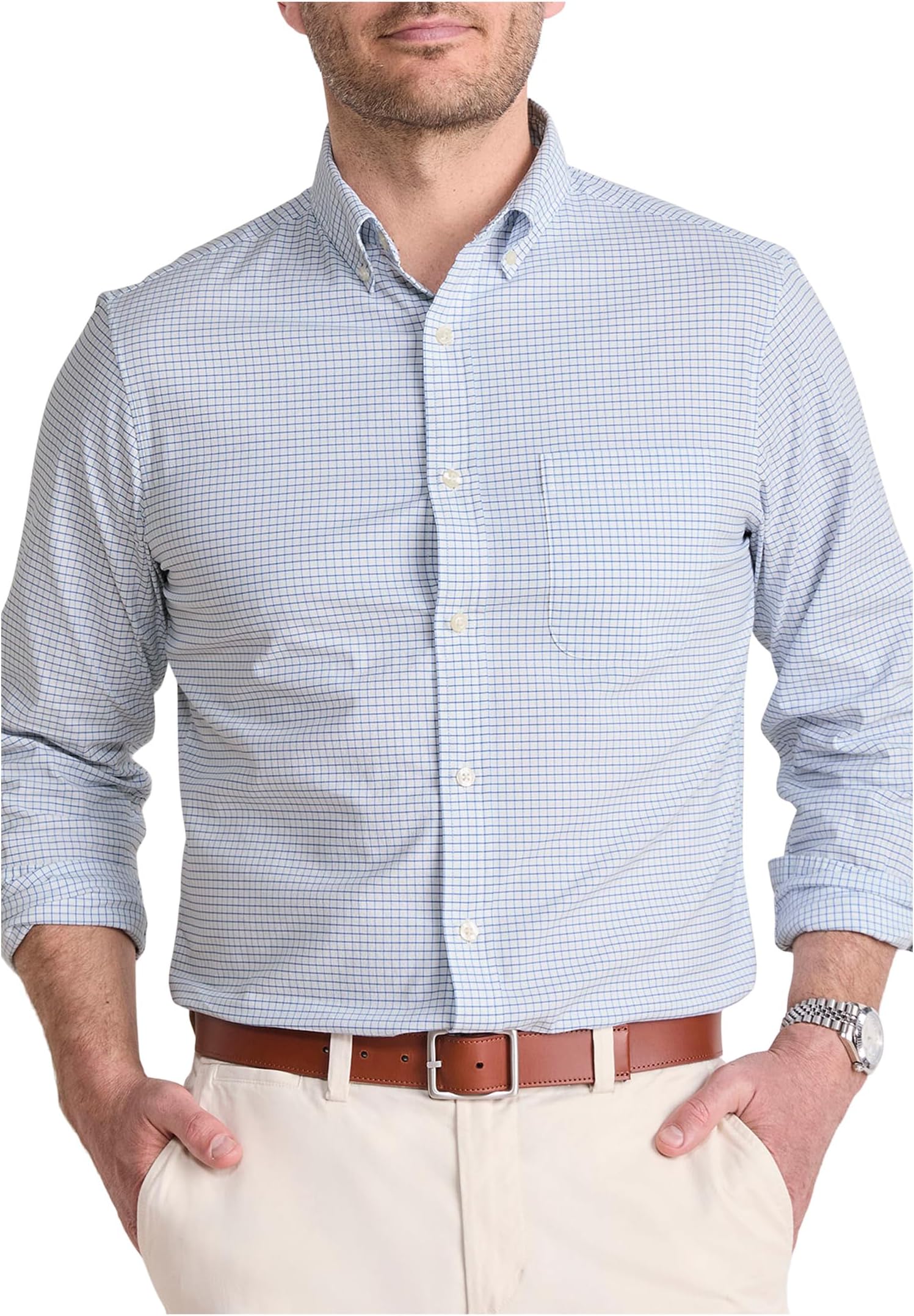 Мужская рубашка из хлопка в клетку Calabash Check Performance Vineyard Vines, Hull Blue
Мужская рубашка из хлопка в клетку Calabash Check Performance Vineyard Vines, Hull Blue