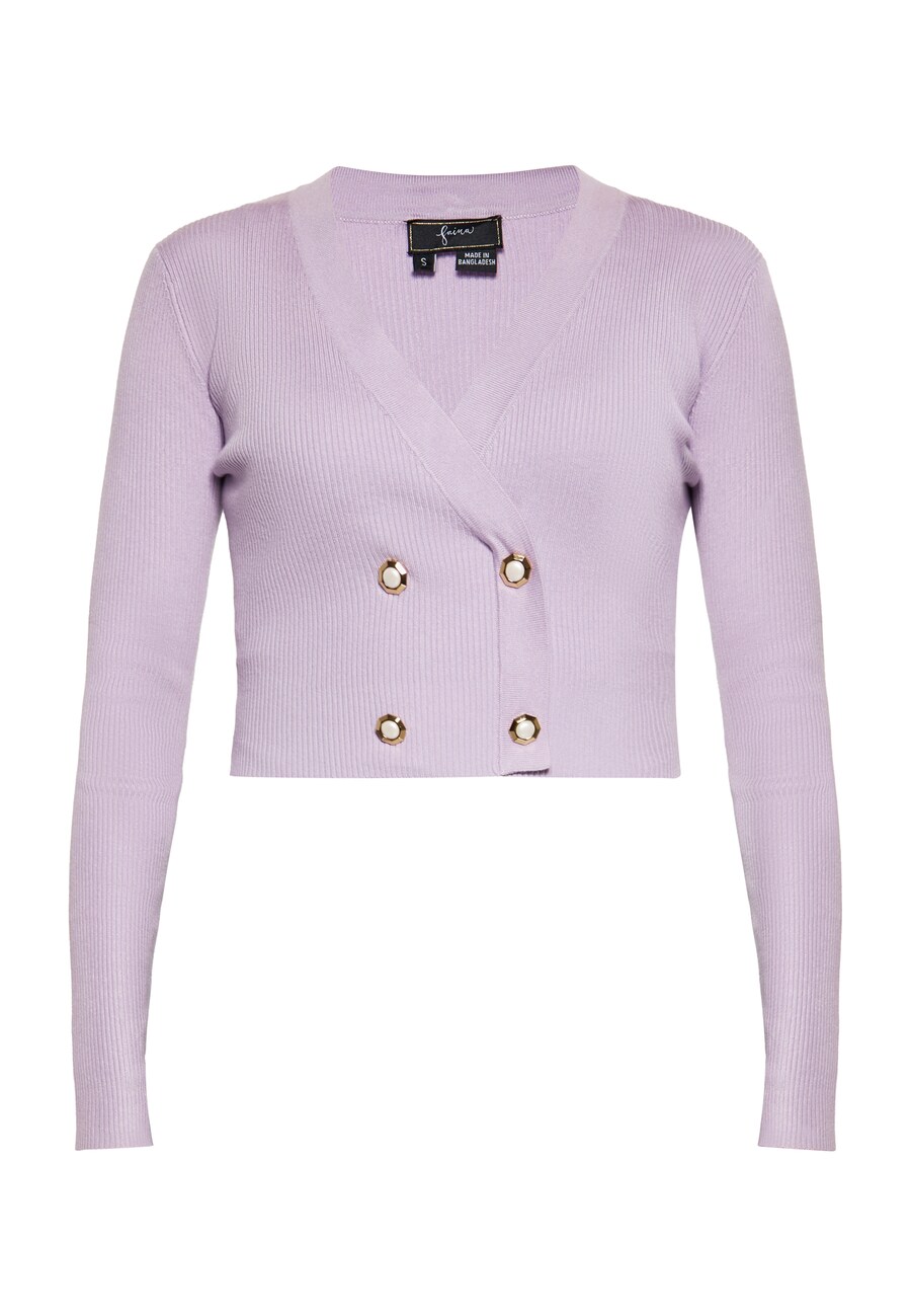 Вязаный кардиган faina Knit Cardigan, лавандовый
Вязаный кардиган faina Knit Cardigan, лавандовый
