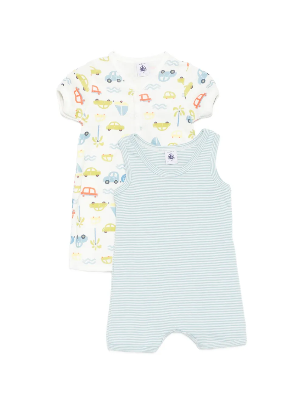 Комбинезоны с короткими рукавами (набор из двух) Petit Bateau, белый
Комбинезоны с короткими рукавами (набор из двух) Petit Bateau, белый