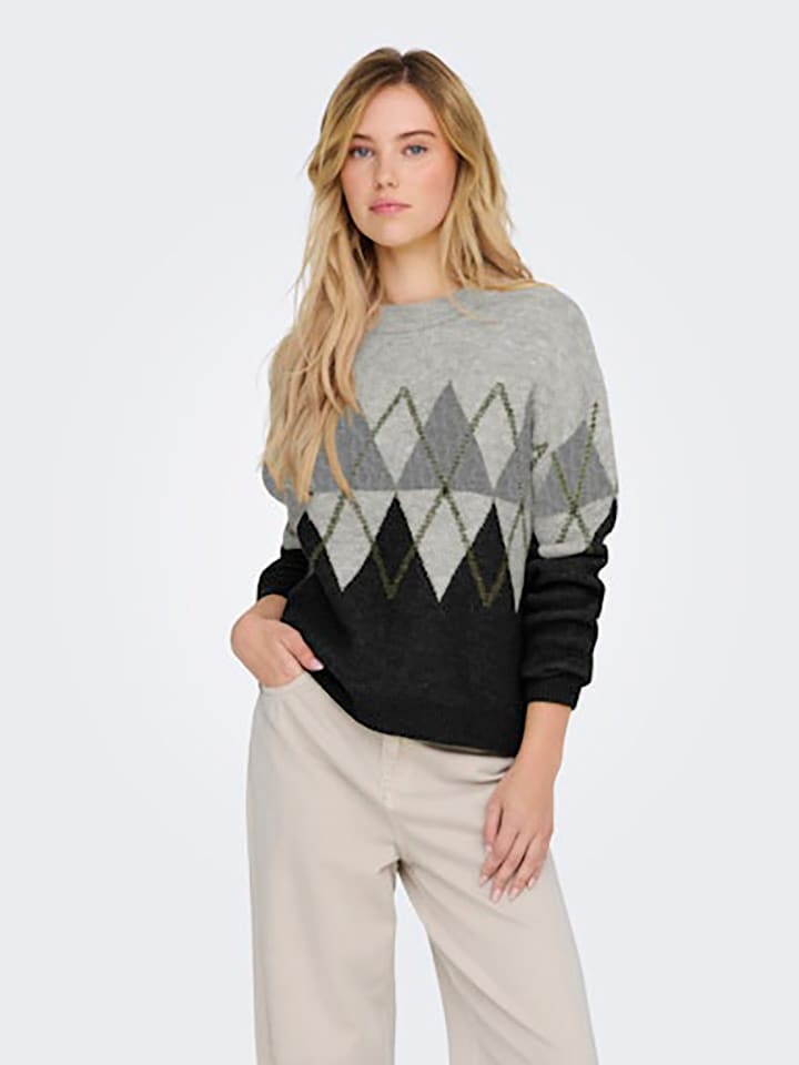 Пуловер JDY Pullover, цвет Grau/Schwarz
Пуловер JDY Pullover, цвет Grau/Schwarz