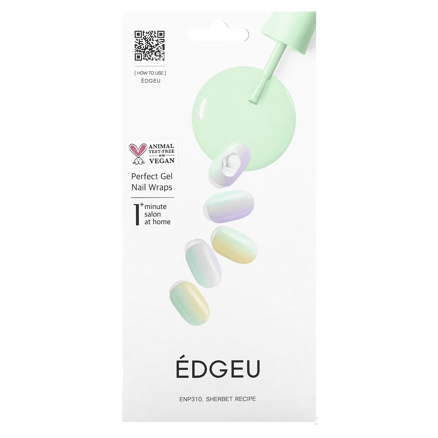 Уход за ногтями рук Edgeu Perfect Gel Nail Wraps ENP310 Sherbert-Recipe, набор из 16 шт.
Уход за ногтями рук Edgeu Perfect Gel Nail Wraps ENP310 Sherbert-Recipe, набор из 16 шт.