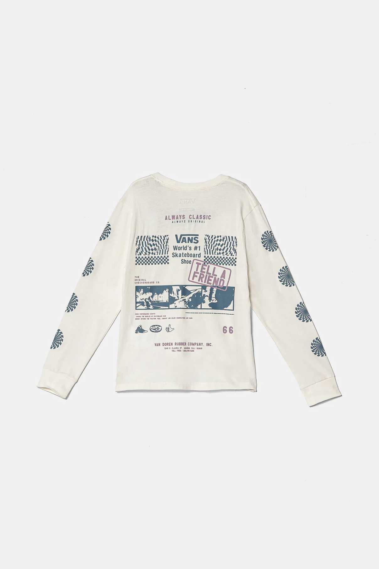 Хлопковая футболка с длинными рукавами для мальчика/девочки Always Classic BFF Vans, белый
Хлопковая футболка с длинными рукавами для мальчика/девочки Always Classic BFF Vans, белый