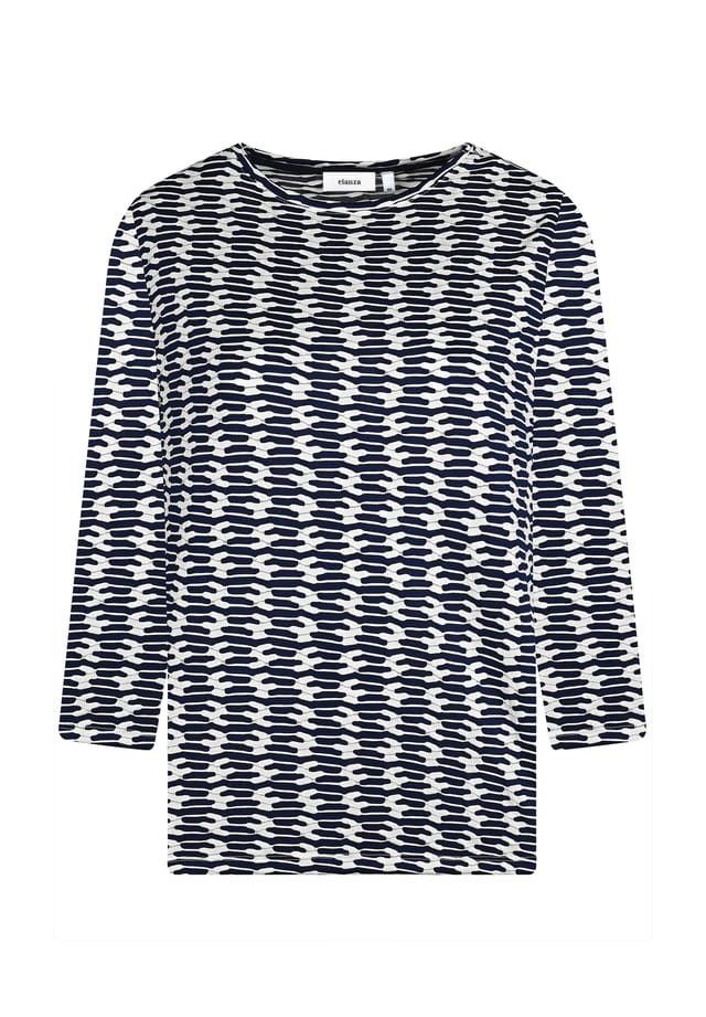 Рубашка с жаккардовым узором темно-синего/белого цвета Elanza, мультиколор
Рубашка с жаккардовым узором темно-синего/белого цвета Elanza, мультиколор