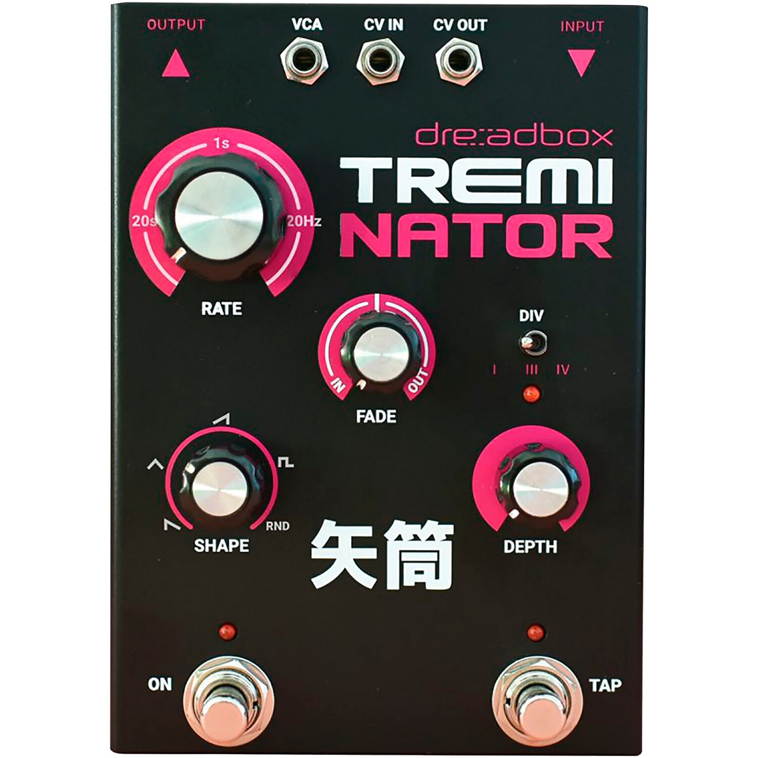 Dreadbox Treminator Warm OTA Multi-Waveform LFO Амплитудная модуляция/Педаль эффектов тремоло Черная
Dreadbox Treminator Warm OTA Multi-Waveform LFO Амплитудная модуляция/Педаль эффектов тремоло Черная