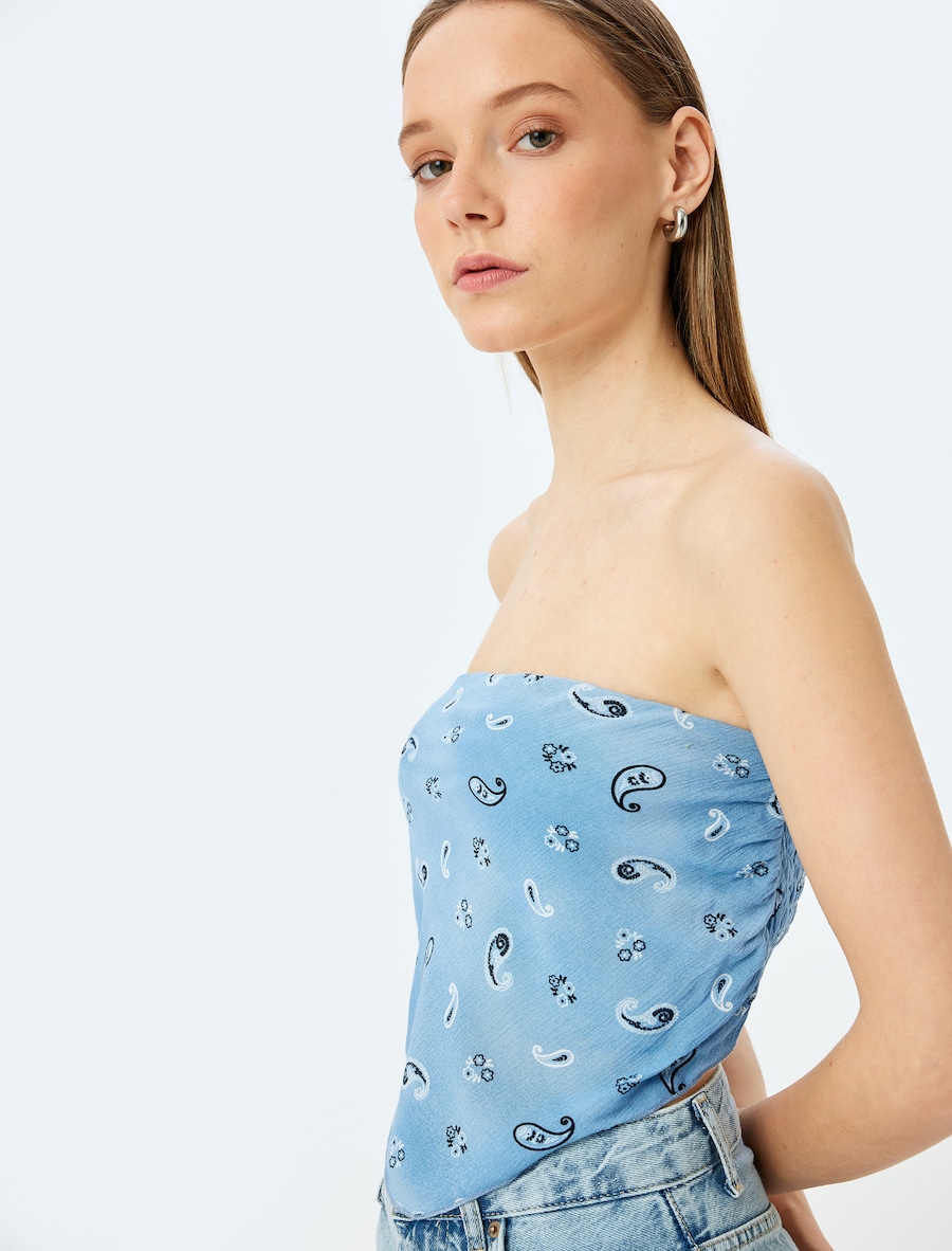 Топ Koton, светло-голубой
Топ Koton, светло-голубой