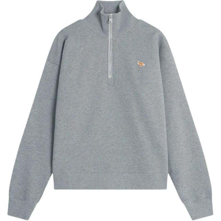 Вышитый полу-зип свитшот Maison Kitsuné Maison Kitsune, серый
Вышитый полу-зип свитшот Maison Kitsuné Maison Kitsune, серый