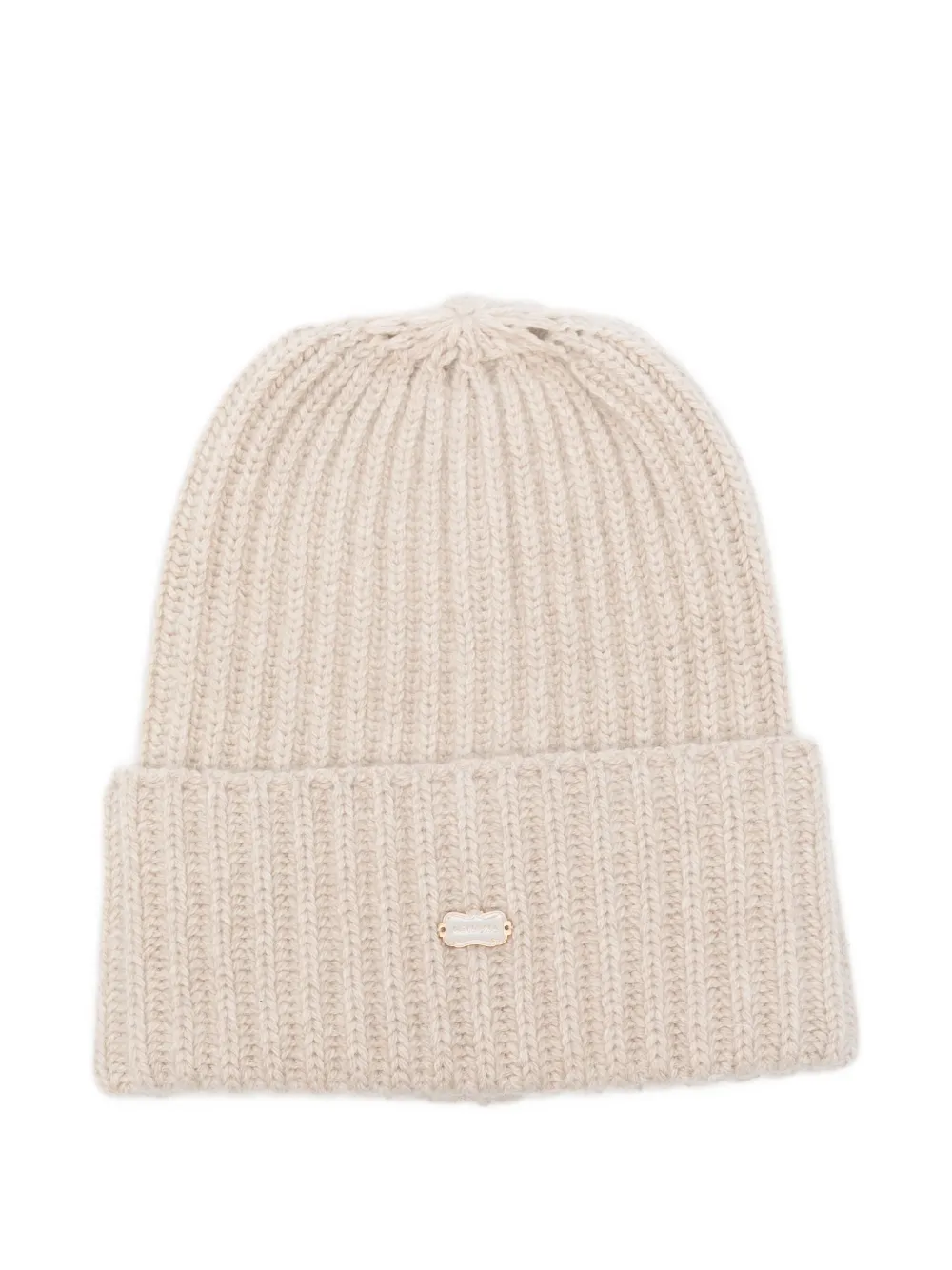 Шапка бини в рубчик с логотипом Agnona, нейтральный
Шапка бини в рубчик с логотипом Agnona, нейтральный