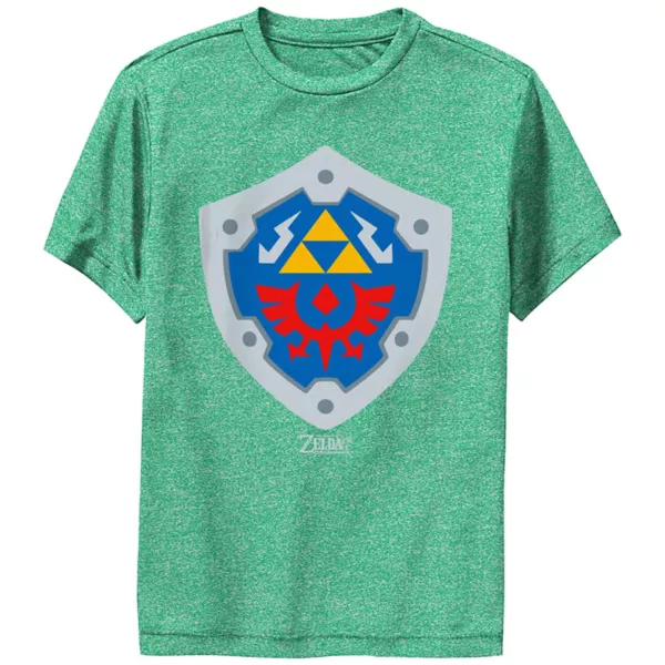 Футболка с изображением портрета с изображением легенды о зельде и щита для мальчиков 8-20 лет Licensed Character, цвет kelly heather
Футболка с изображением портрета с изображением легенды о зельде и щита для мальчиков 8-20 лет Licensed Character, цвет kelly heather